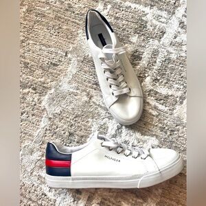 Tommy Hilfiger White Laddin Lace Up Sneakers